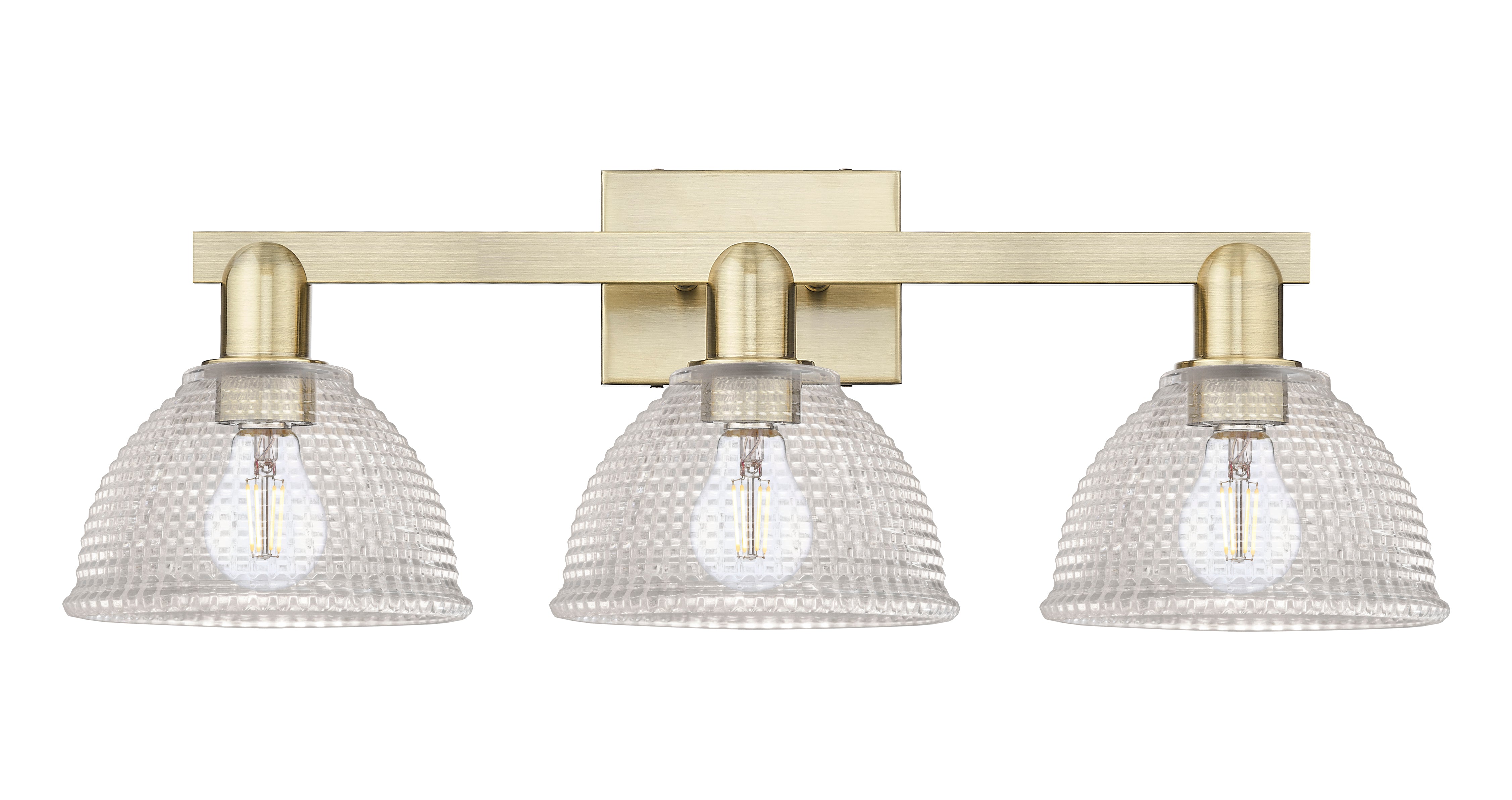 Arcadia Bath Vanity Light Cast Brass