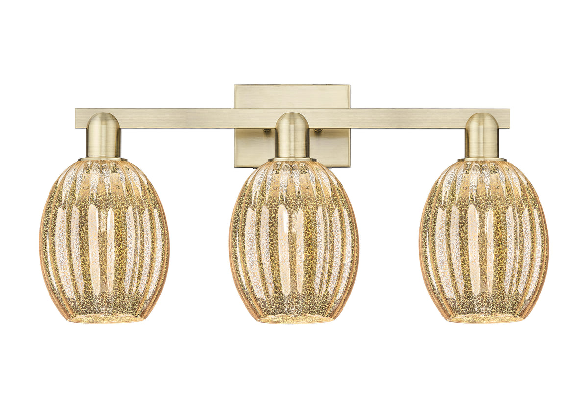 Preston Bulb 26-Inch 3-Light Bath Vanity Light 12.5-Inch High