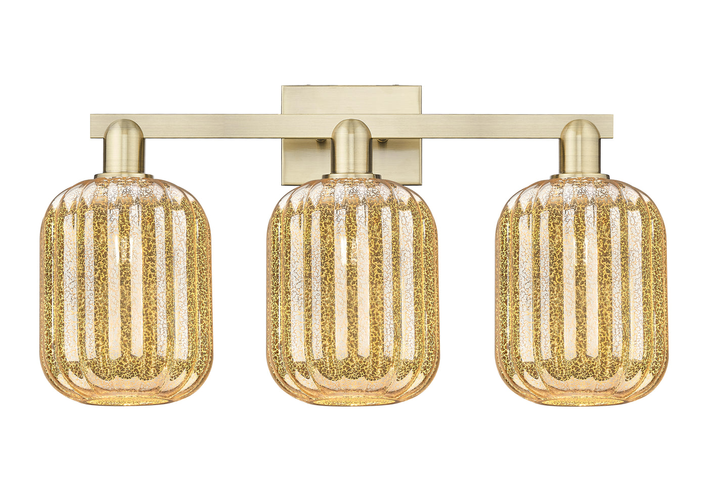 Arcadia Bath Vanity Light Cast Brass Finish