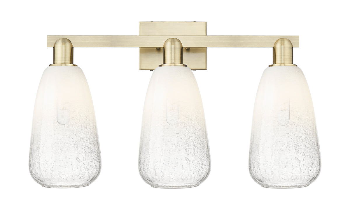 Brookhaven Almond 26-Inch 3-Light Bath Vanity Light 14.75-Inch High