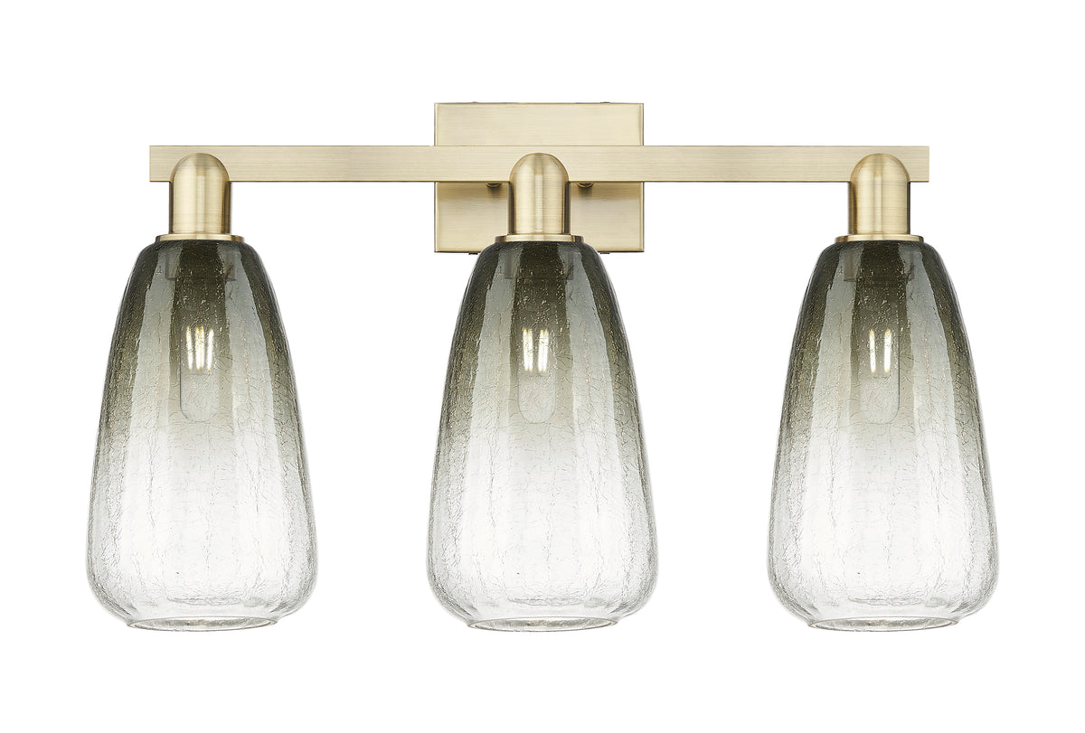 Brookhaven Almond 26-Inch 3-Light Bath Vanity Light 14.75-Inch High