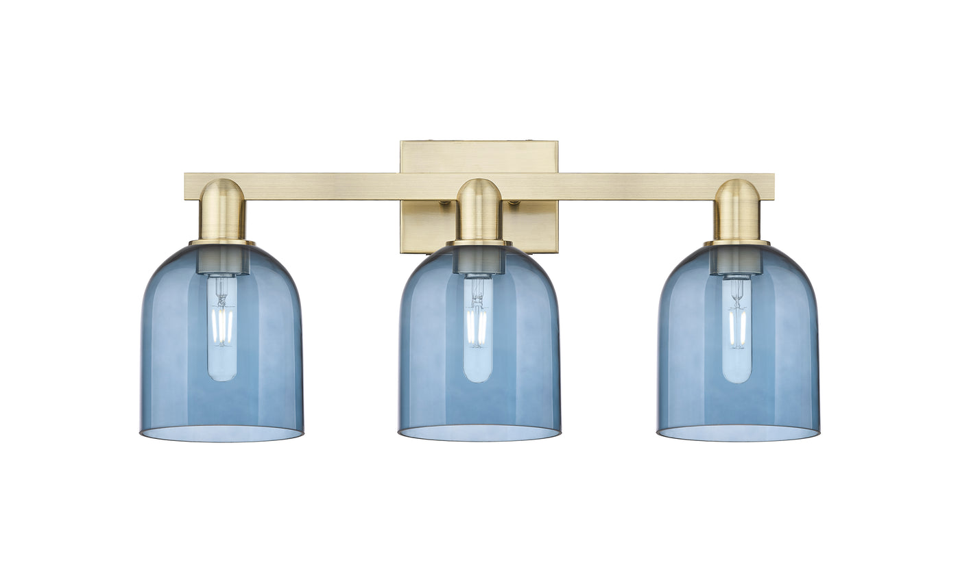 Arcadia Bath Vanity Light Cast Brass Glass