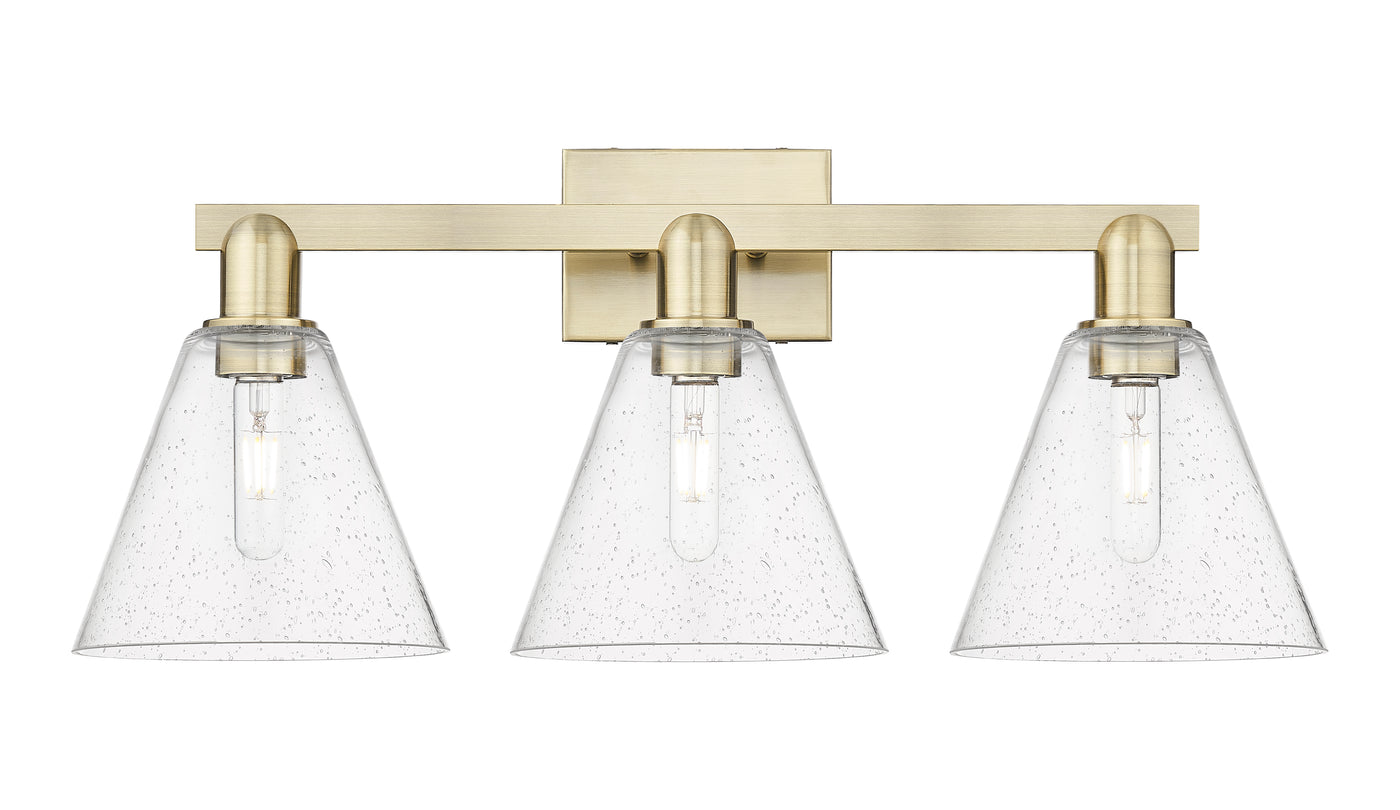 Arcadia Bath Vanity Light Cast Brass