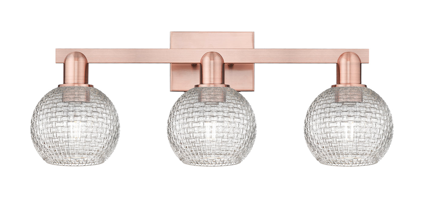 Arcadia Bath Vanity Light Cast Brass