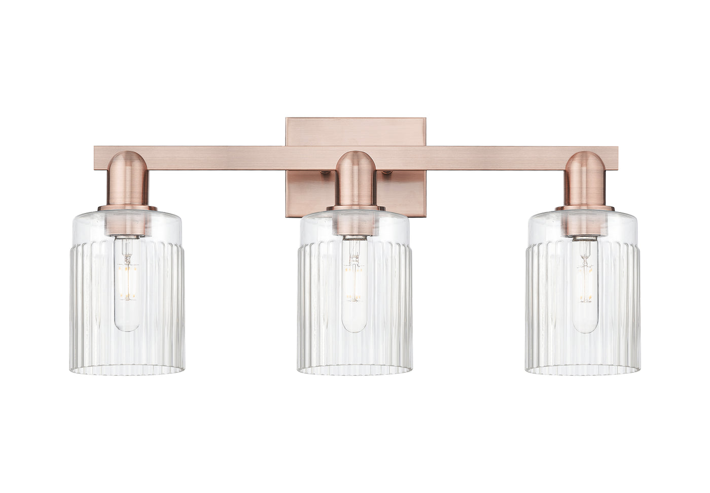 Arcadia Bath Vanity Light Cast Brass Dimmable