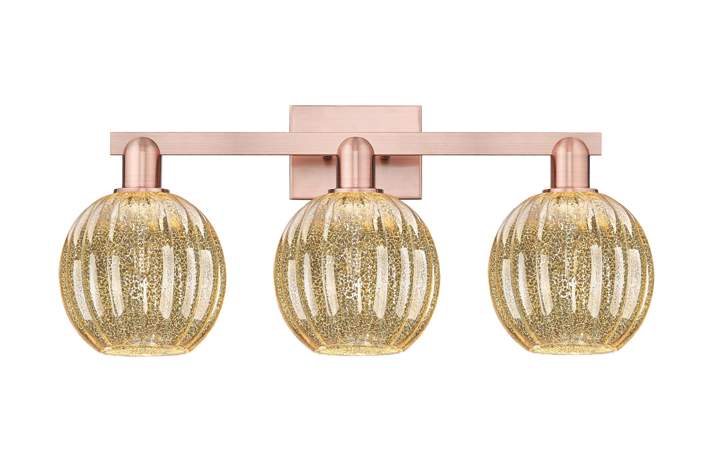 Arcadia Bath Vanity Light Cast Brass