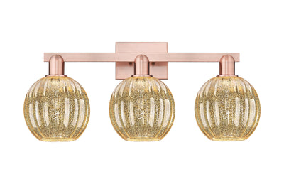 Arcadia Bath Vanity Light Cast Brass