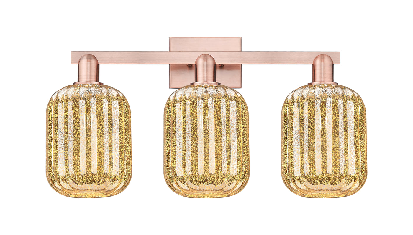 Arcadia Bath Vanity Light Cast Brass Finish
