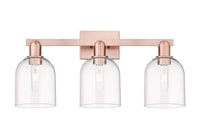 Arcadia Bath Vanity Light Cast Brass Glass