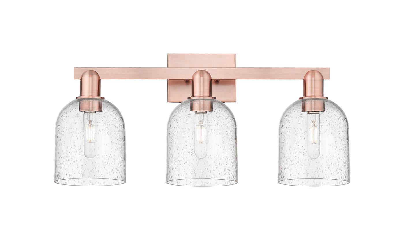 Arcadia Bath Vanity Light Cast Brass Glass