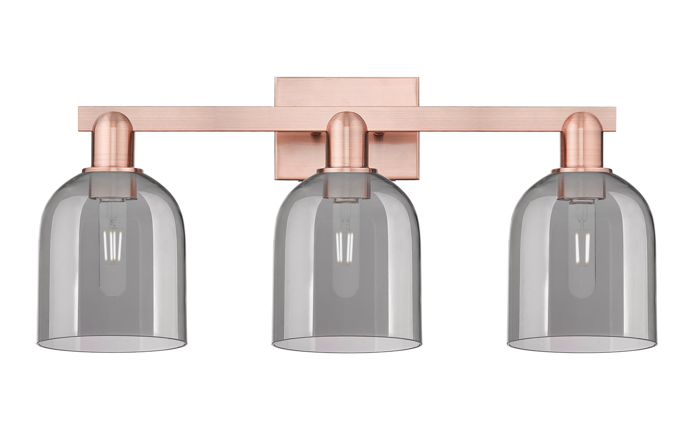 Arcadia Bath Vanity Light Cast Brass Glass