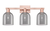 Arcadia Bath Vanity Light Cast Brass Glass