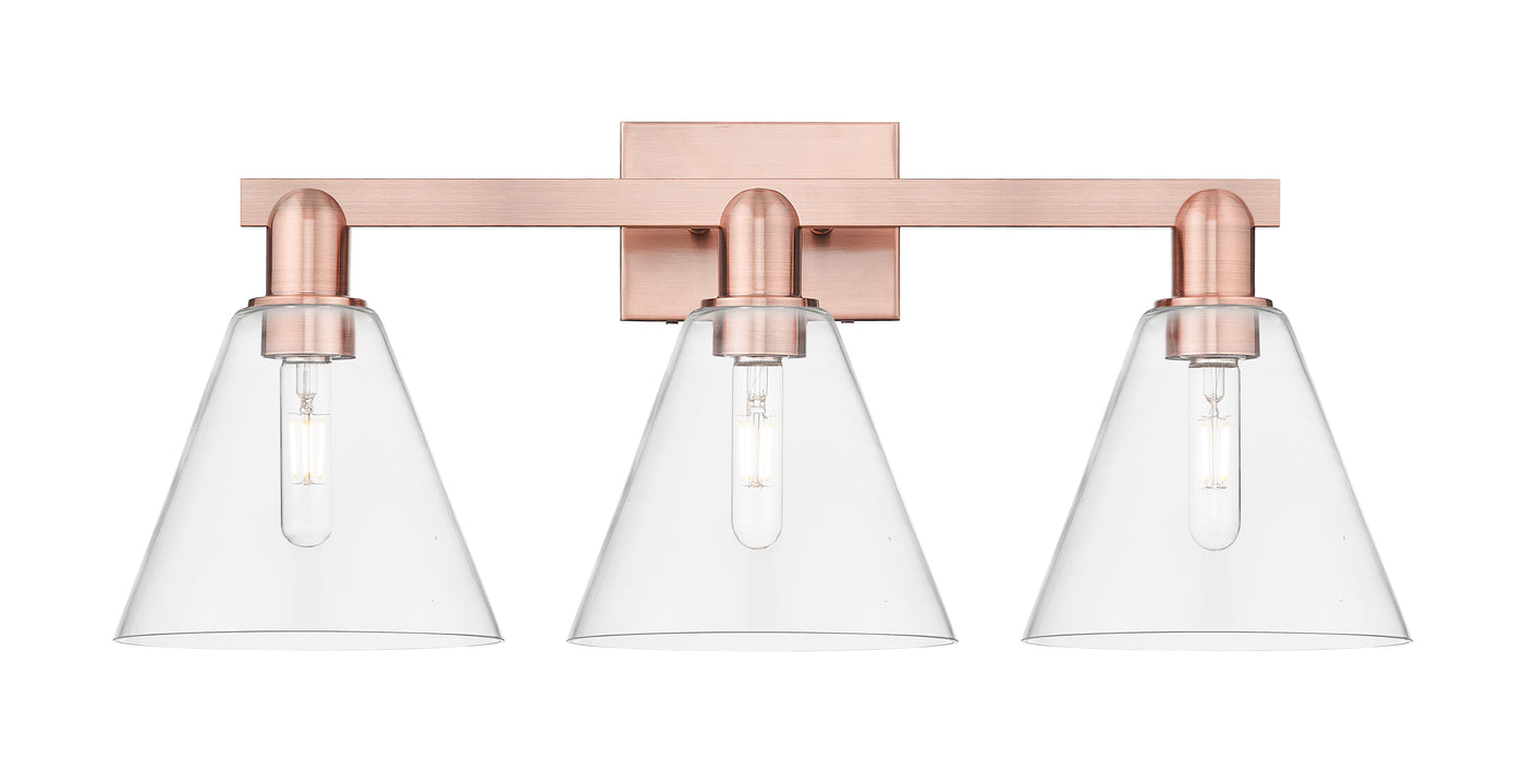 Arcadia Bath Vanity Light Cast Brass