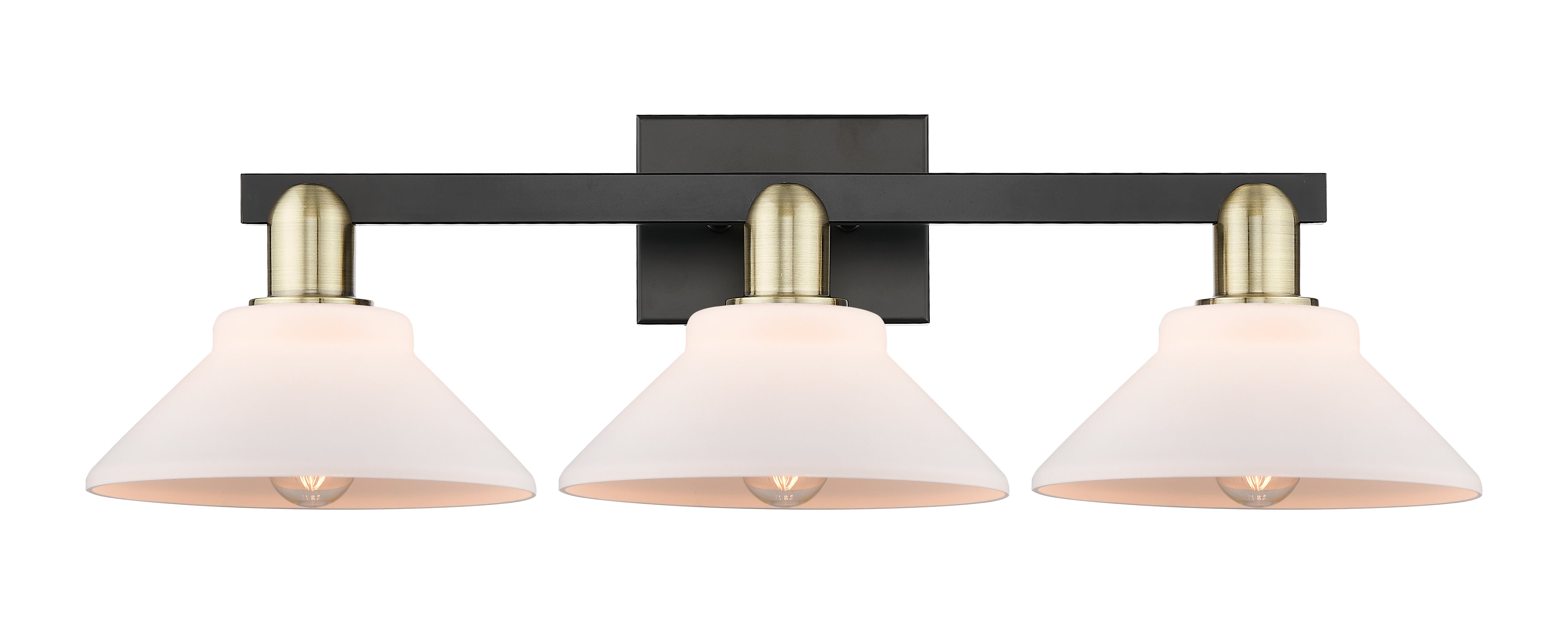 Arcadia Bath Vanity Light Cast Brass Steel