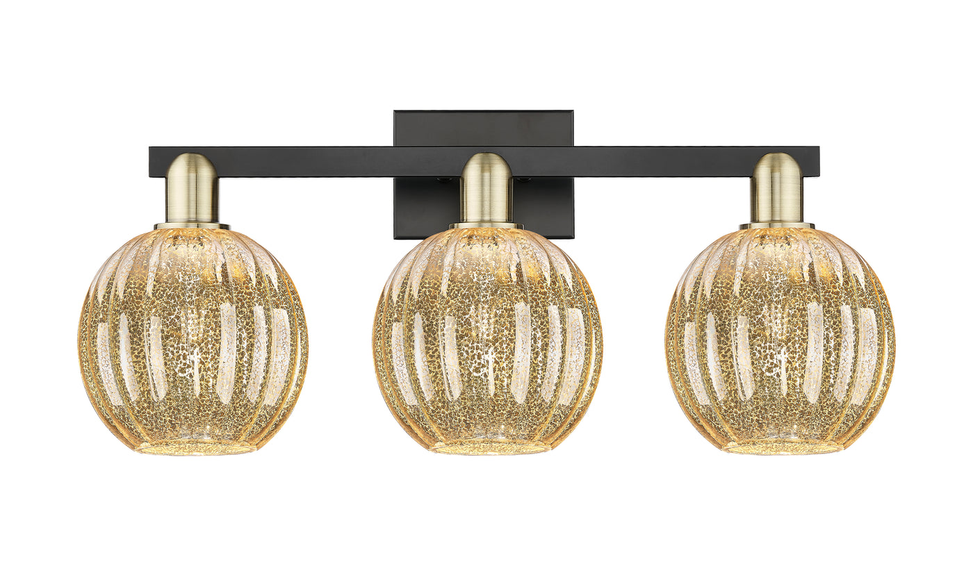 Arcadia Bath Vanity Light Cast Brass