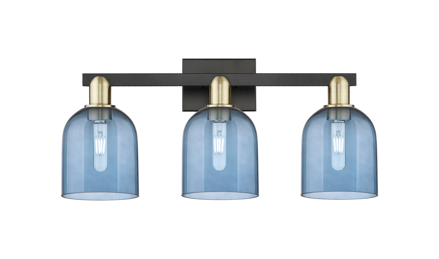 Arcadia Bath Vanity Light Cast Brass Glass