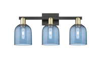 Arcadia Bath Vanity Light Cast Brass Glass