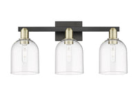 Arcadia Bath Vanity Light Cast Brass Glass