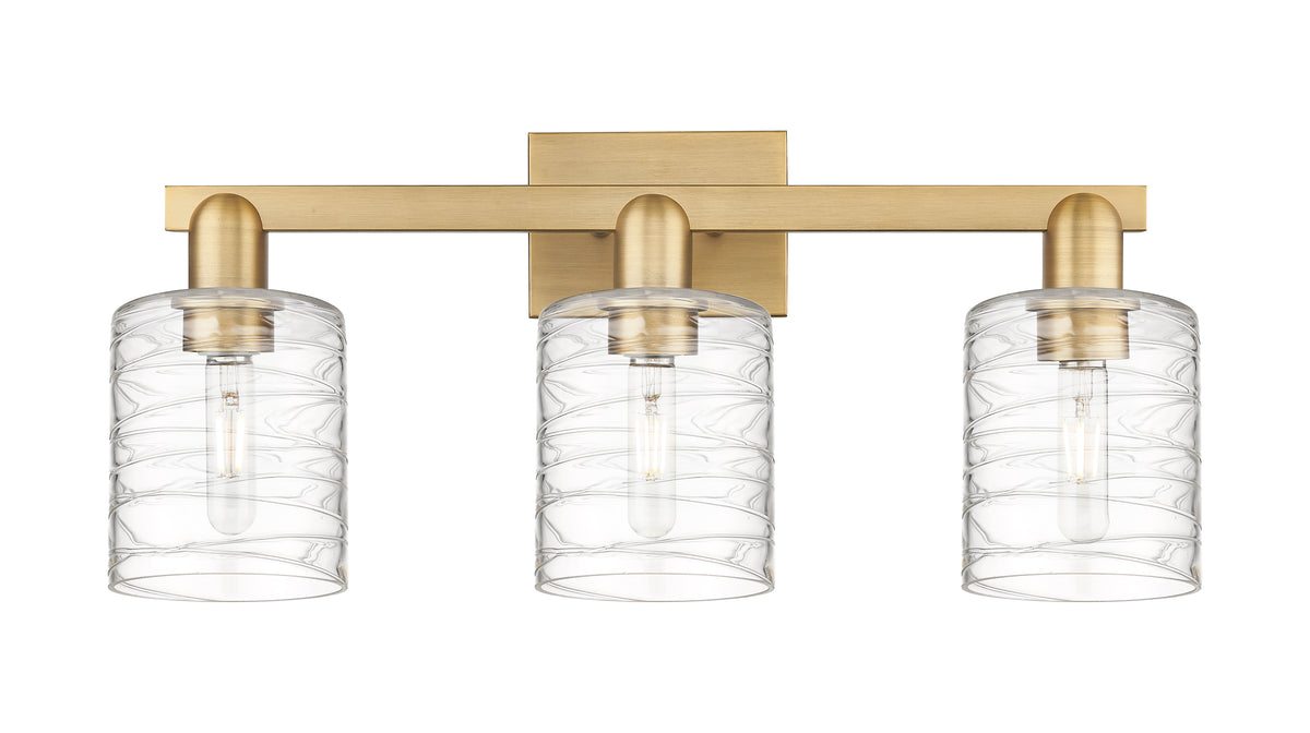Cobbleskill 24-Inch 3-Light Bath Vanity Light Dimmable