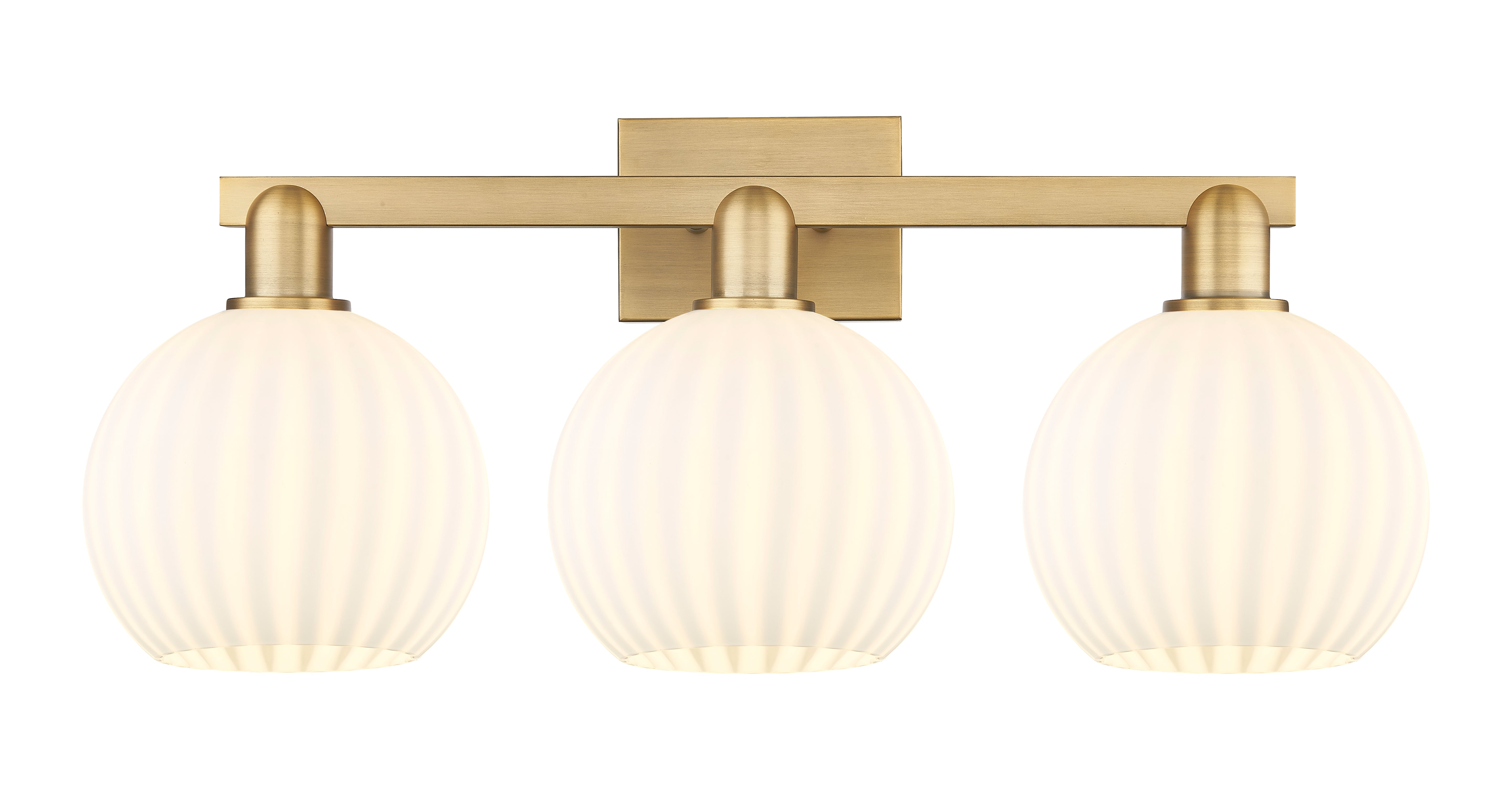 Arcadia Bath Vanity Light Cast Brass