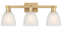 Arcadia Bath Vanity Light Cast Brass