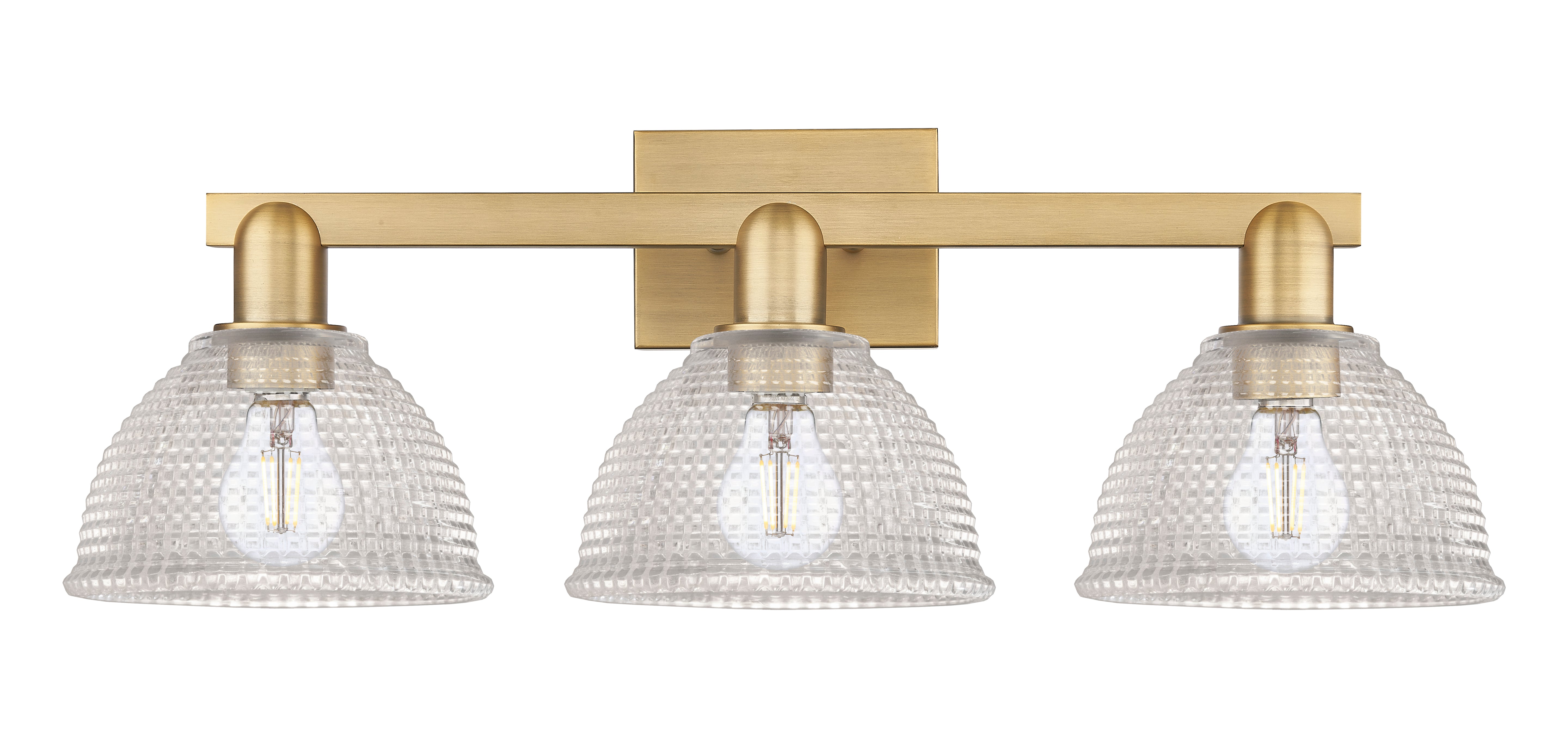 Arcadia Bath Vanity Light Cast Brass