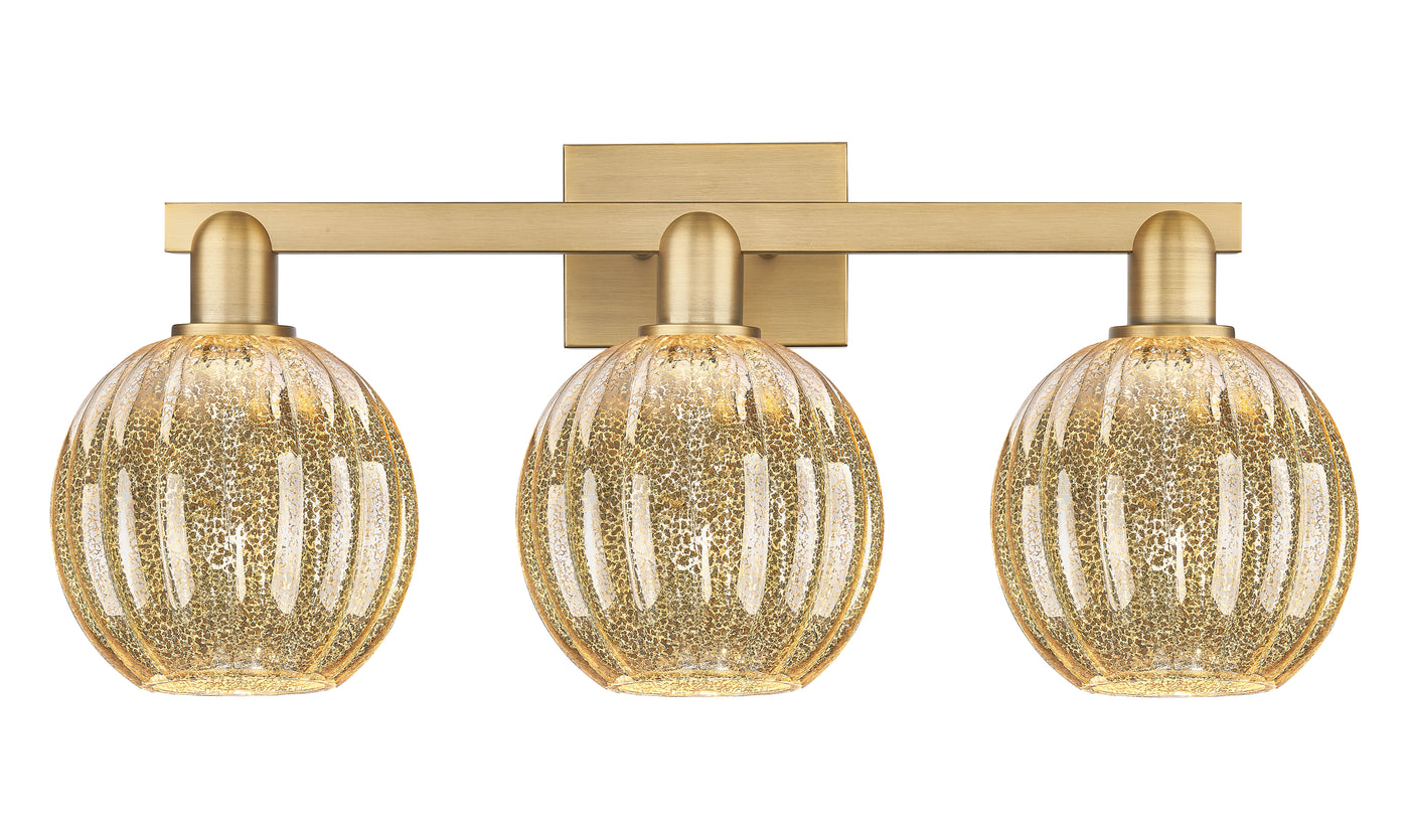 Arcadia Bath Vanity Light Cast Brass