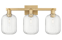 Arcadia Bath Vanity Light Cast Brass Finish