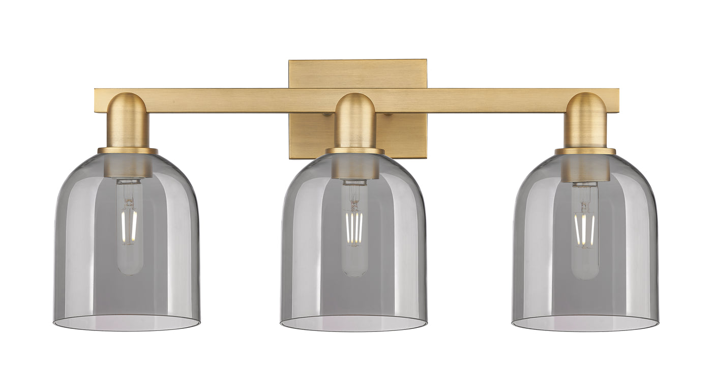 Arcadia Bath Vanity Light Cast Brass Glass