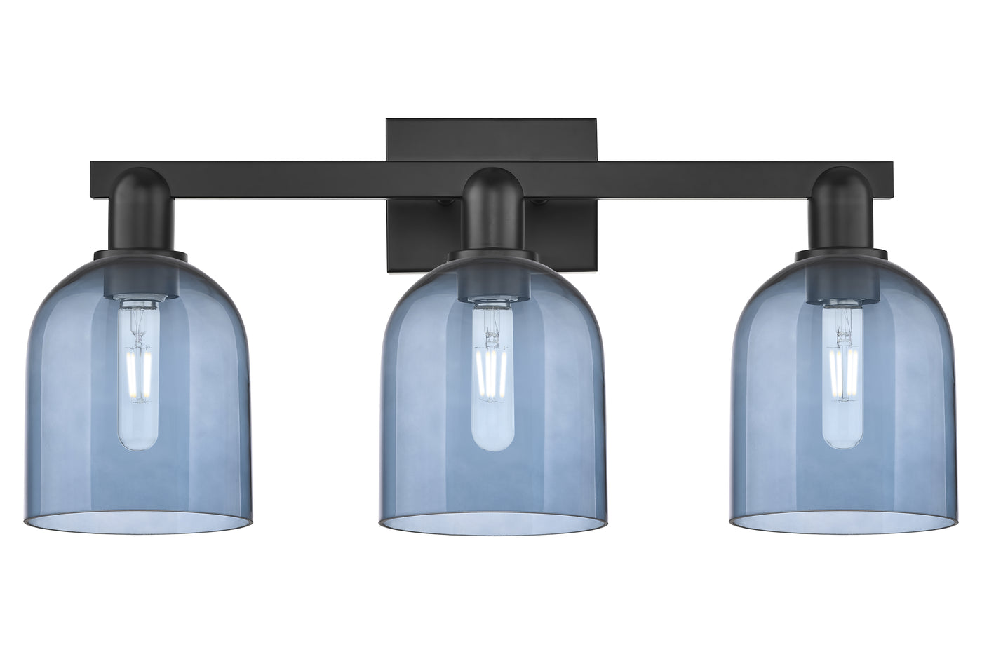 Arcadia Bath Vanity Light Cast Brass Glass
