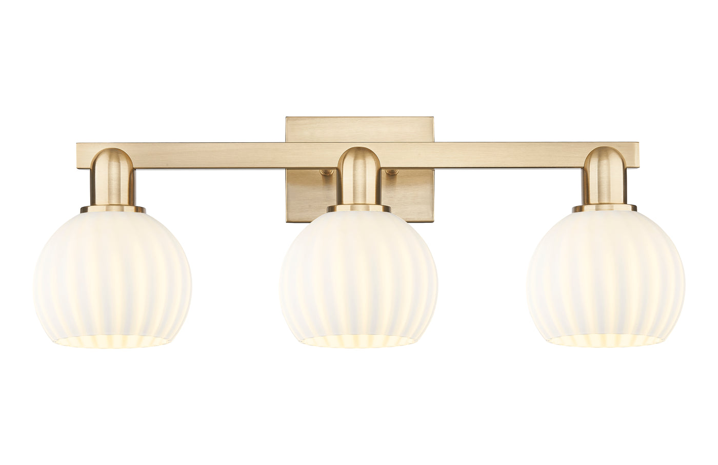 Arcadia Bath Vanity Light Cast Brass