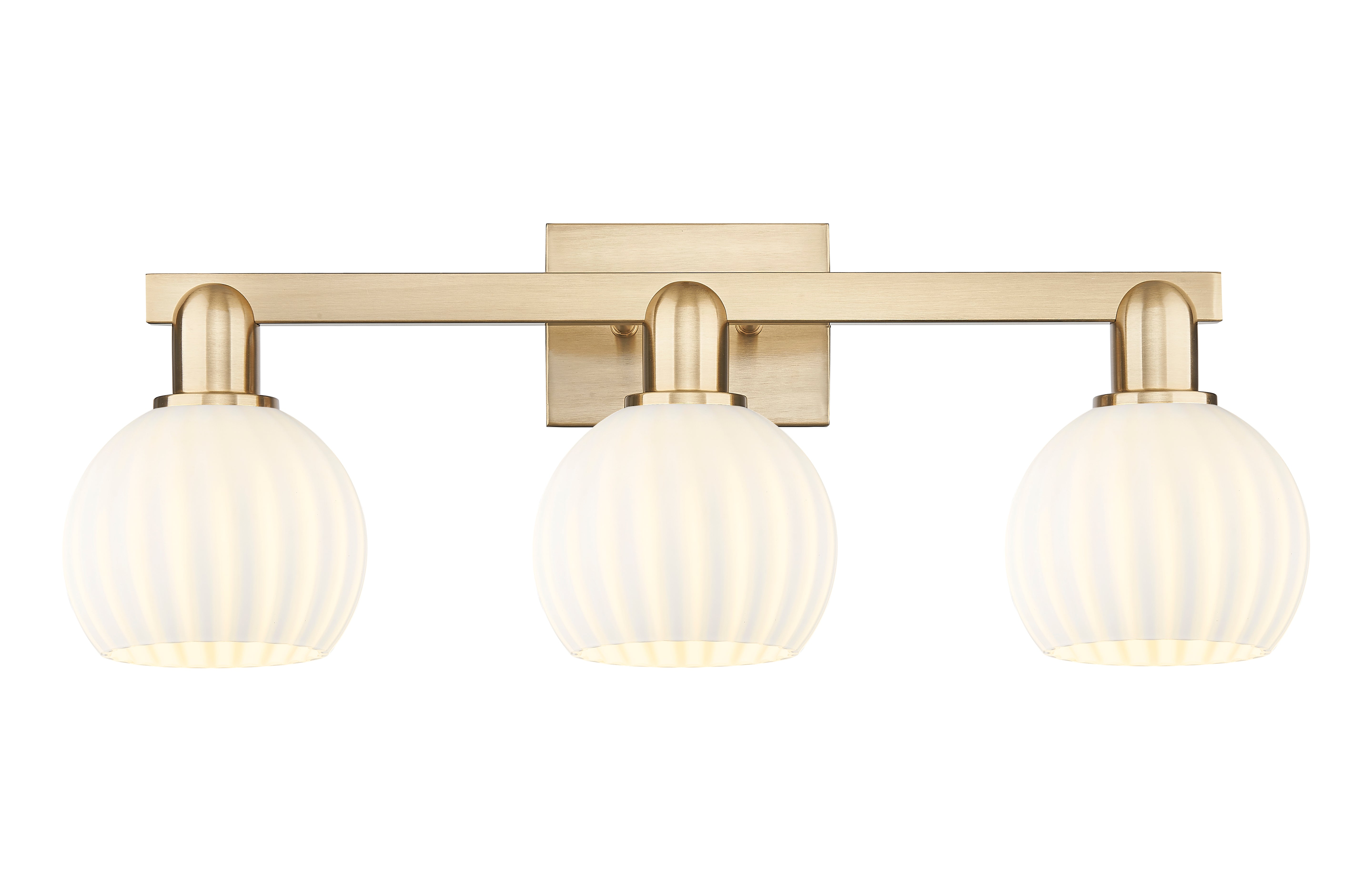 Arcadia Bath Vanity Light Cast Brass