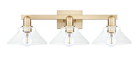 Arcadia Bath Vanity Light Cast Brass Steel
