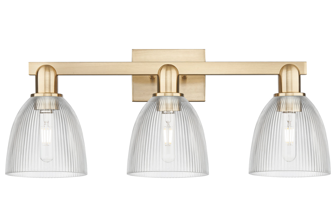 Arcadia Bath Vanity Light Cast Brass