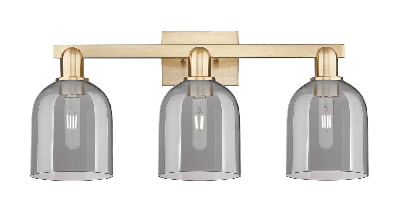 Arcadia Bath Vanity Light Cast Brass Glass