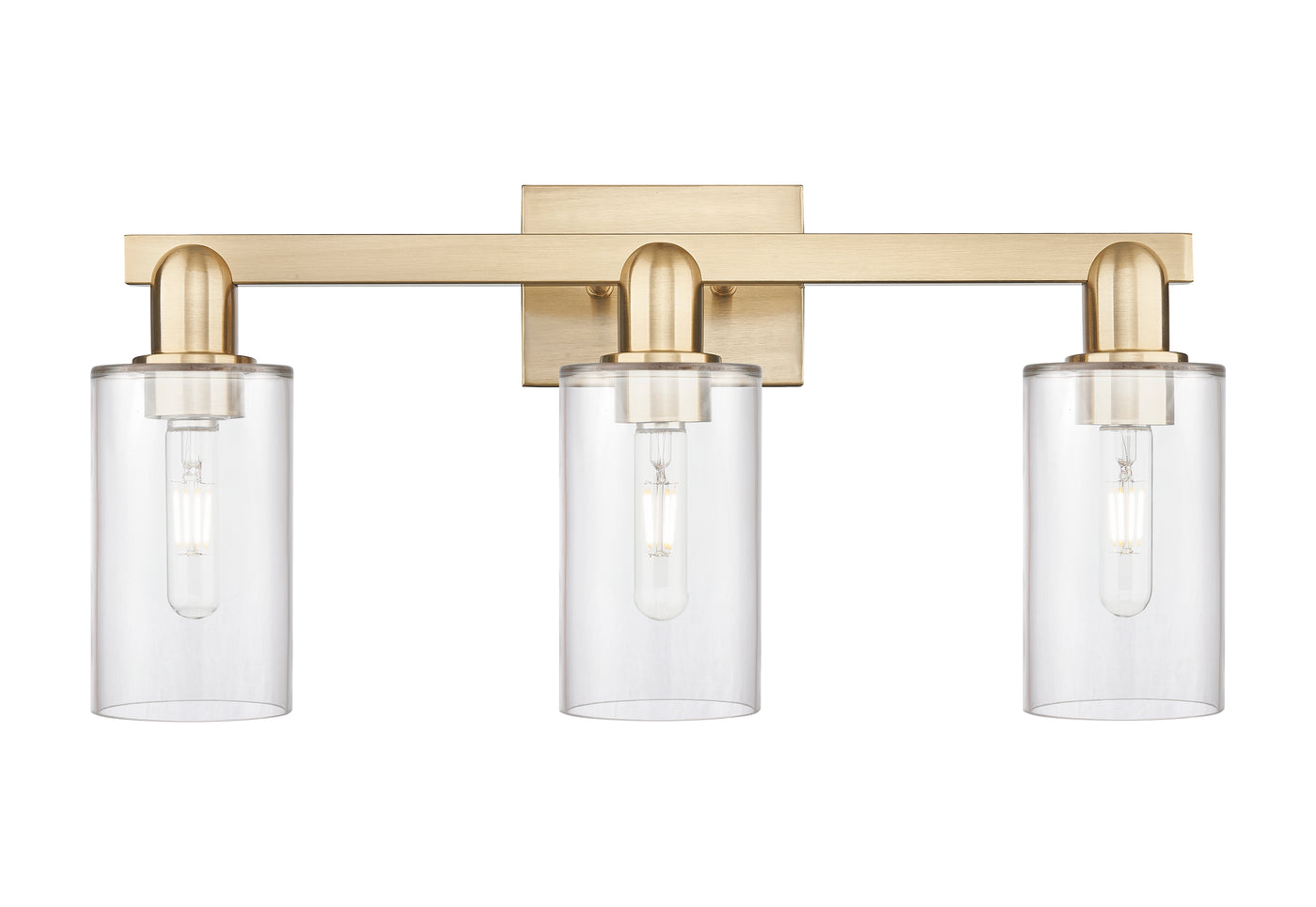 Arcadia Bath Vanity Light Cast Brass