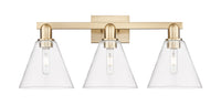 Arcadia Bath Vanity Light Cast Brass