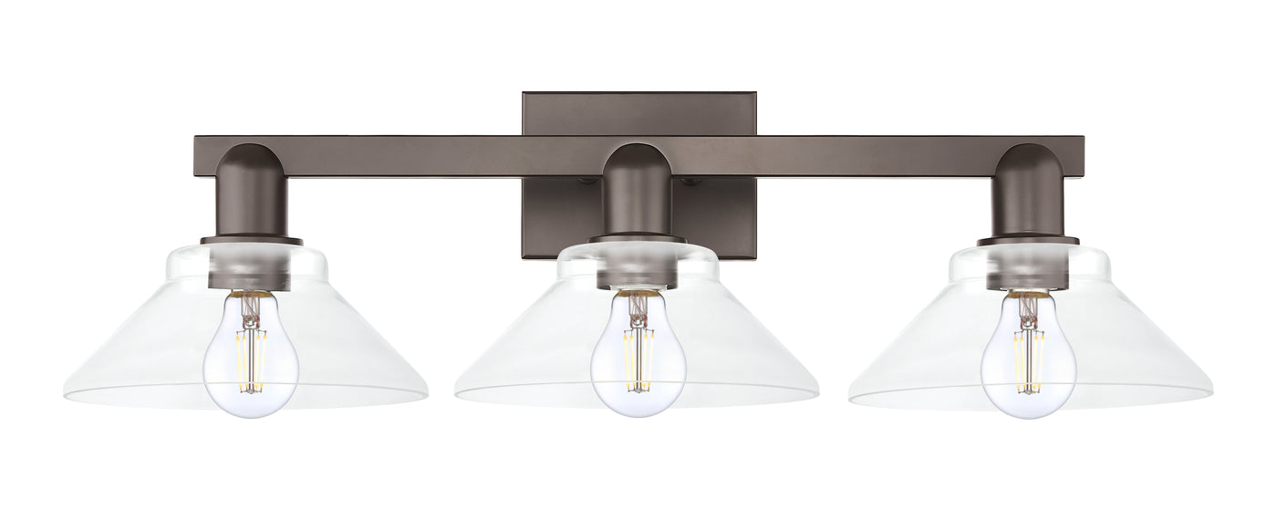Arcadia Bath Vanity Light Cast Brass Steel