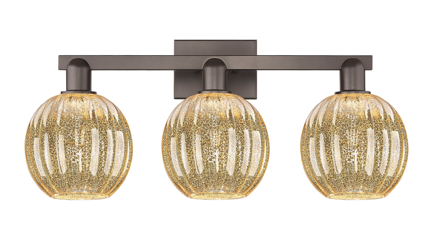 Arcadia Bath Vanity Light Cast Brass