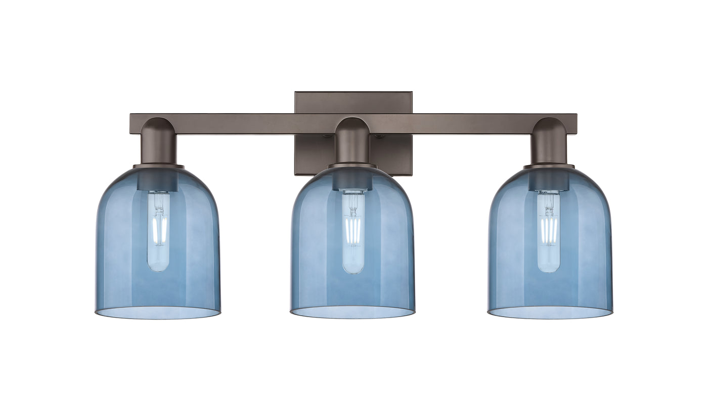 Arcadia Bath Vanity Light Cast Brass Glass