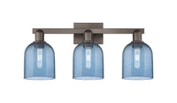 Arcadia Bath Vanity Light Cast Brass Glass