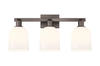 Arcadia Bath Vanity Light Cast Brass Glass