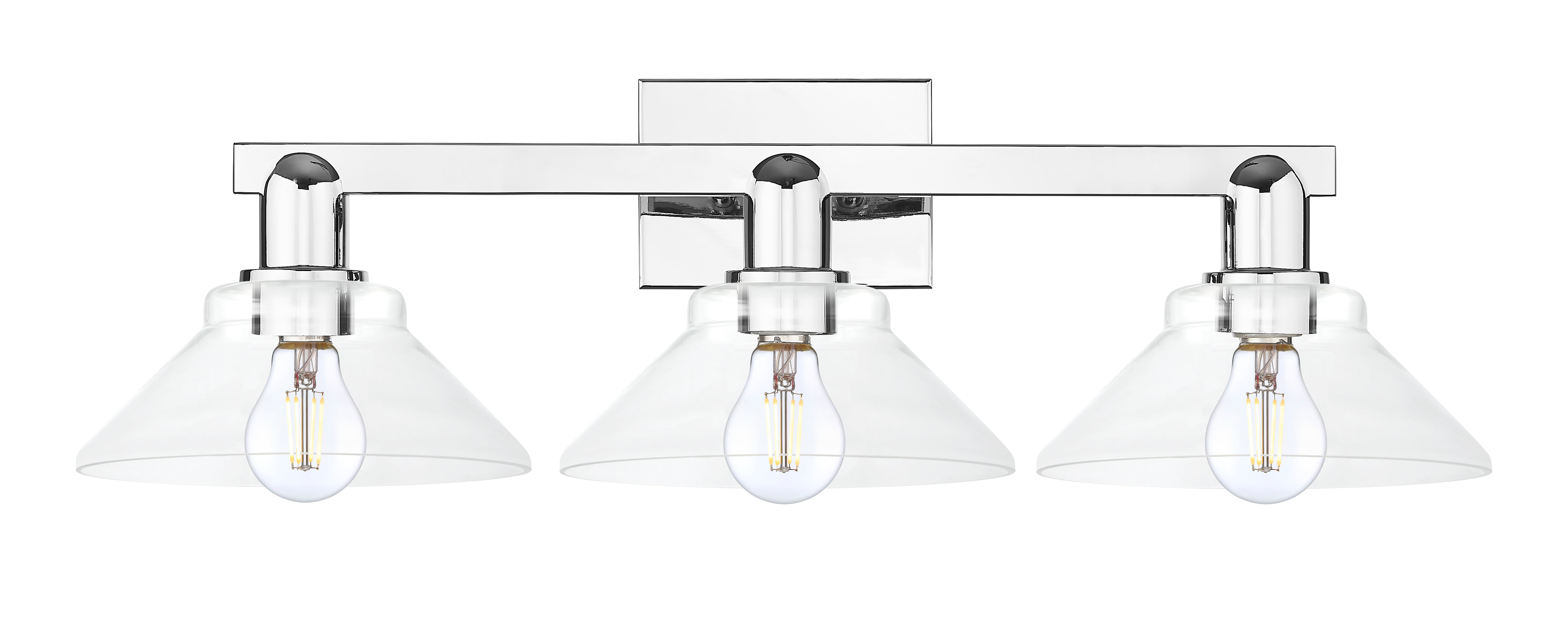 Arcadia Bath Vanity Light Cast Brass Steel