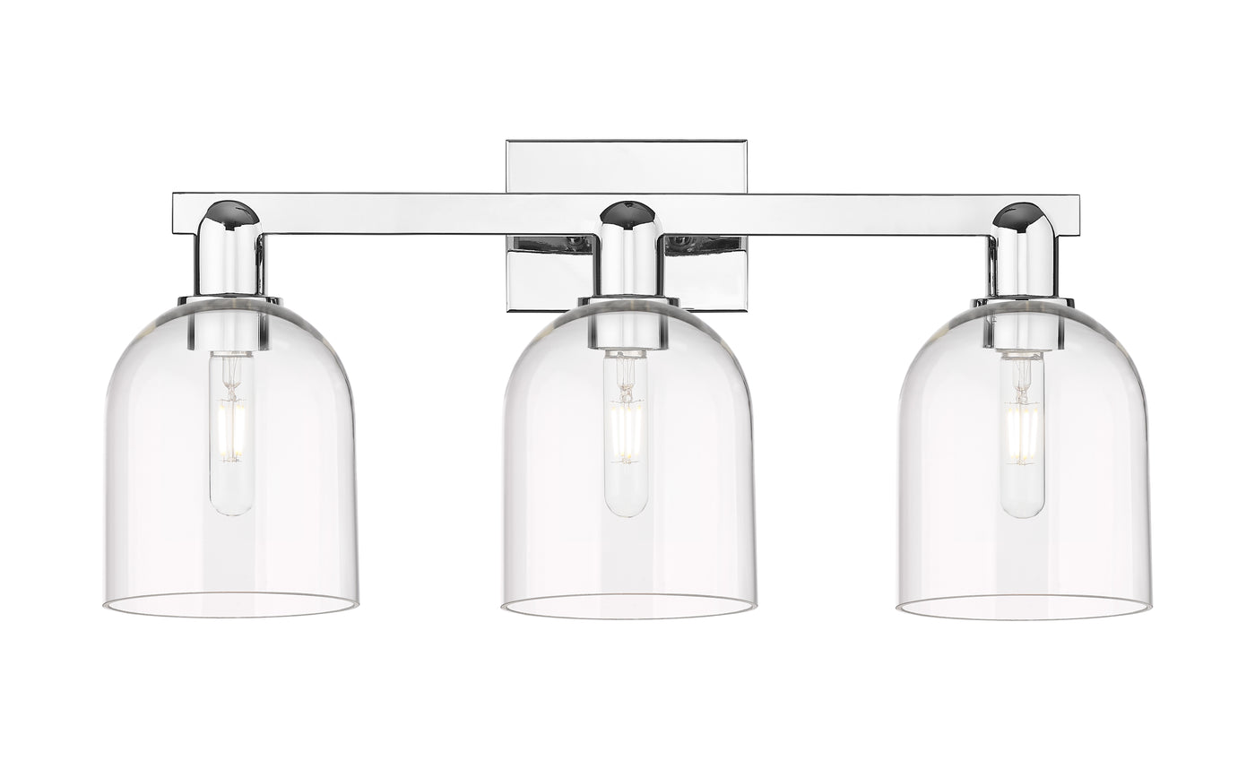 Arcadia Bath Vanity Light Cast Brass Glass