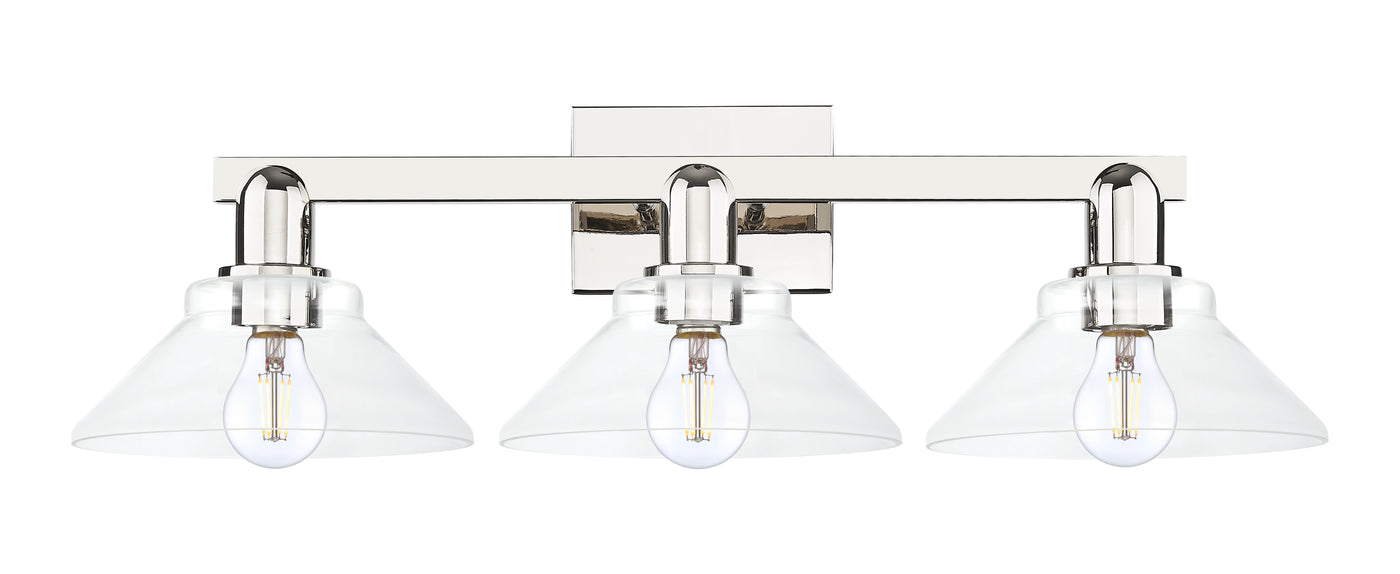 Arcadia Bath Vanity Light Cast Brass Steel