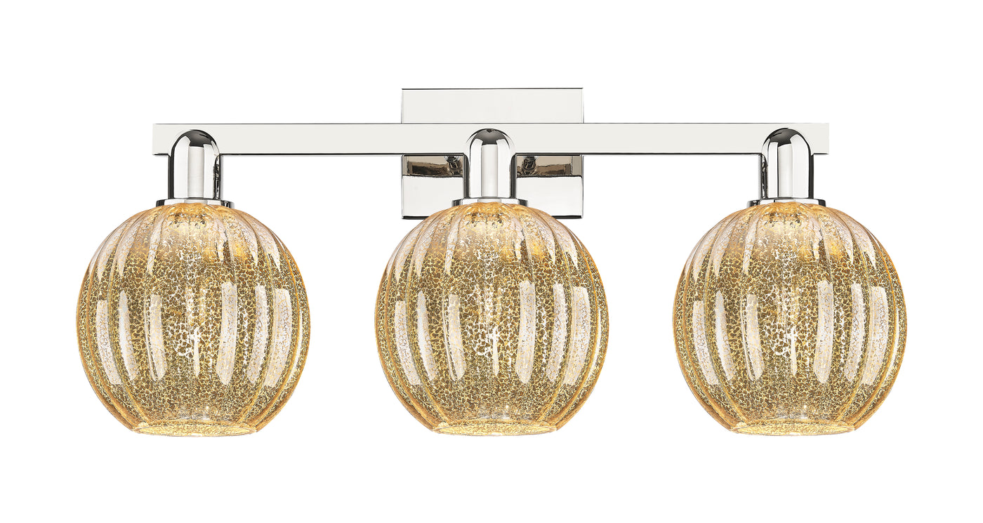 Arcadia Bath Vanity Light Cast Brass