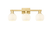Arcadia Bath Vanity Light Cast Brass