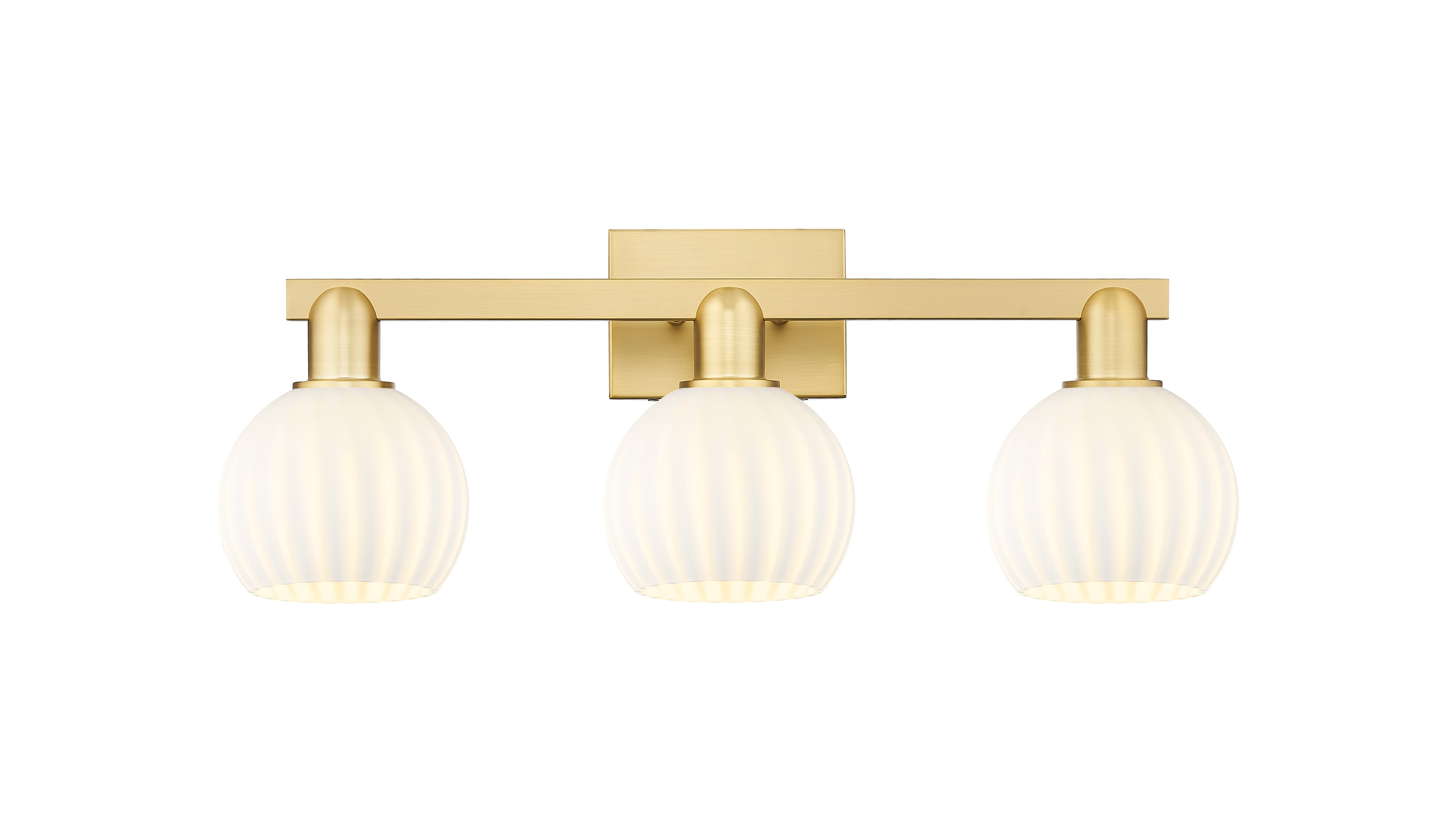 Arcadia Bath Vanity Light Cast Brass