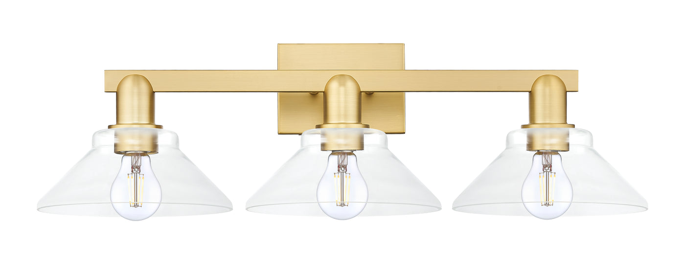 Arcadia Bath Vanity Light Cast Brass Steel