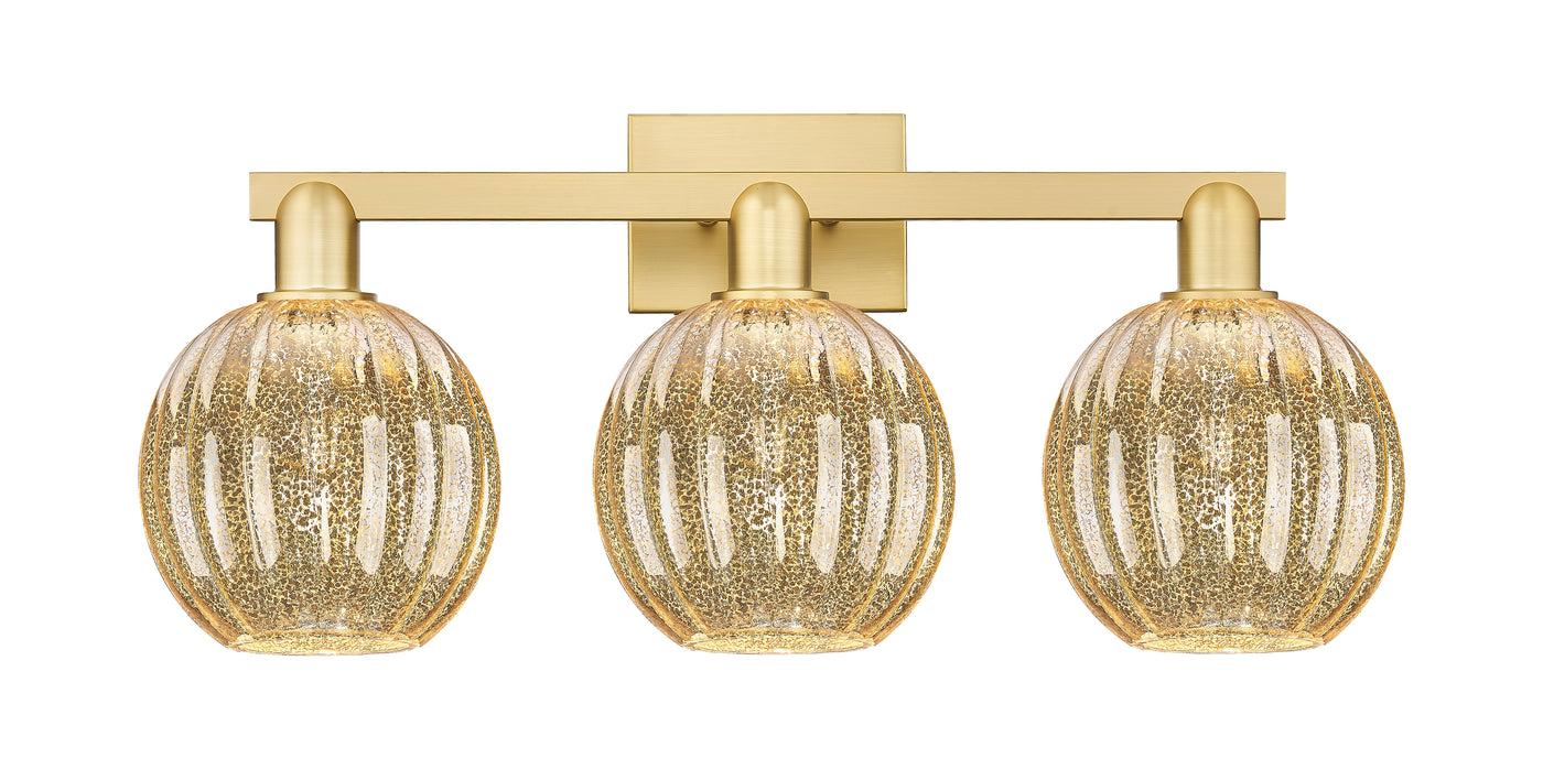 Arcadia Bath Vanity Light Cast Brass
